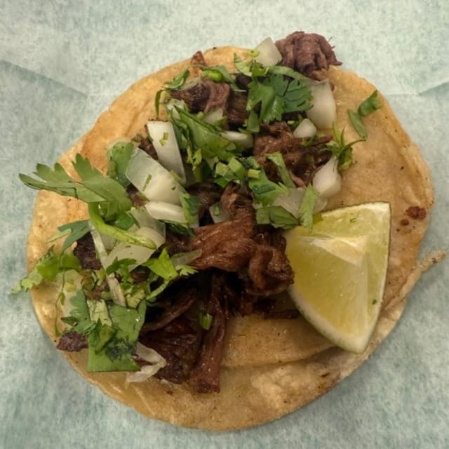 Taco Barbacoa.