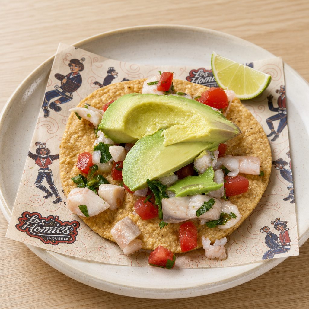 Tostadas de Ceviche.