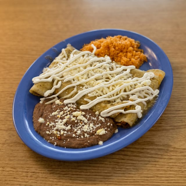 Enchiladas Rojas.