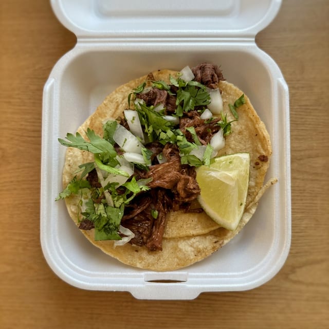 Taco Barbacoa.
